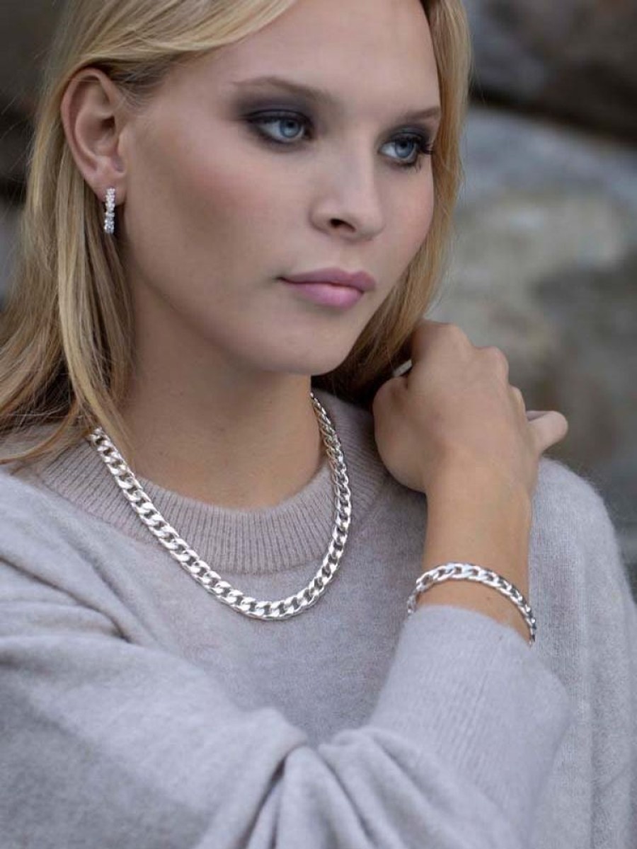 Alla Smycken PfgSTOCKHOLM Halsband Silver | Chain Halsband