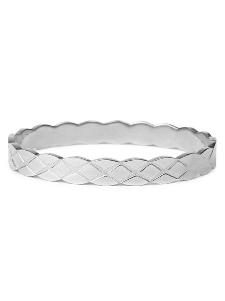 Alla Smycken PfgSTOCKHOLM Armband Silver | Leona Bangle