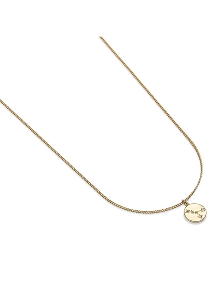 Alla Smycken PfgSTOCKHOLM Halsband Guld | Zodiac Glam Halsband- Cancer