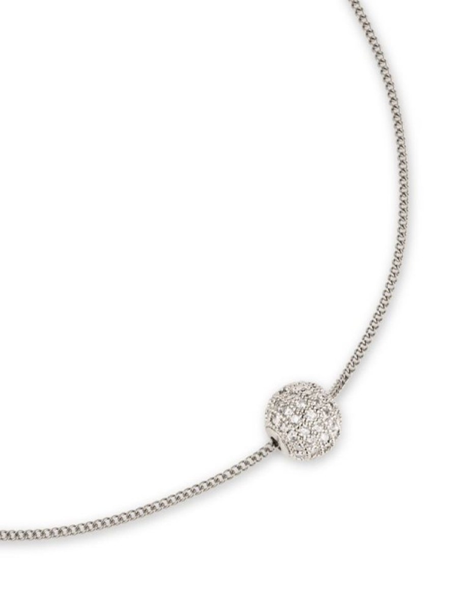 Alla Smycken PfgSTOCKHOLM Halsband Silver | Angela Halsband 45 Cm