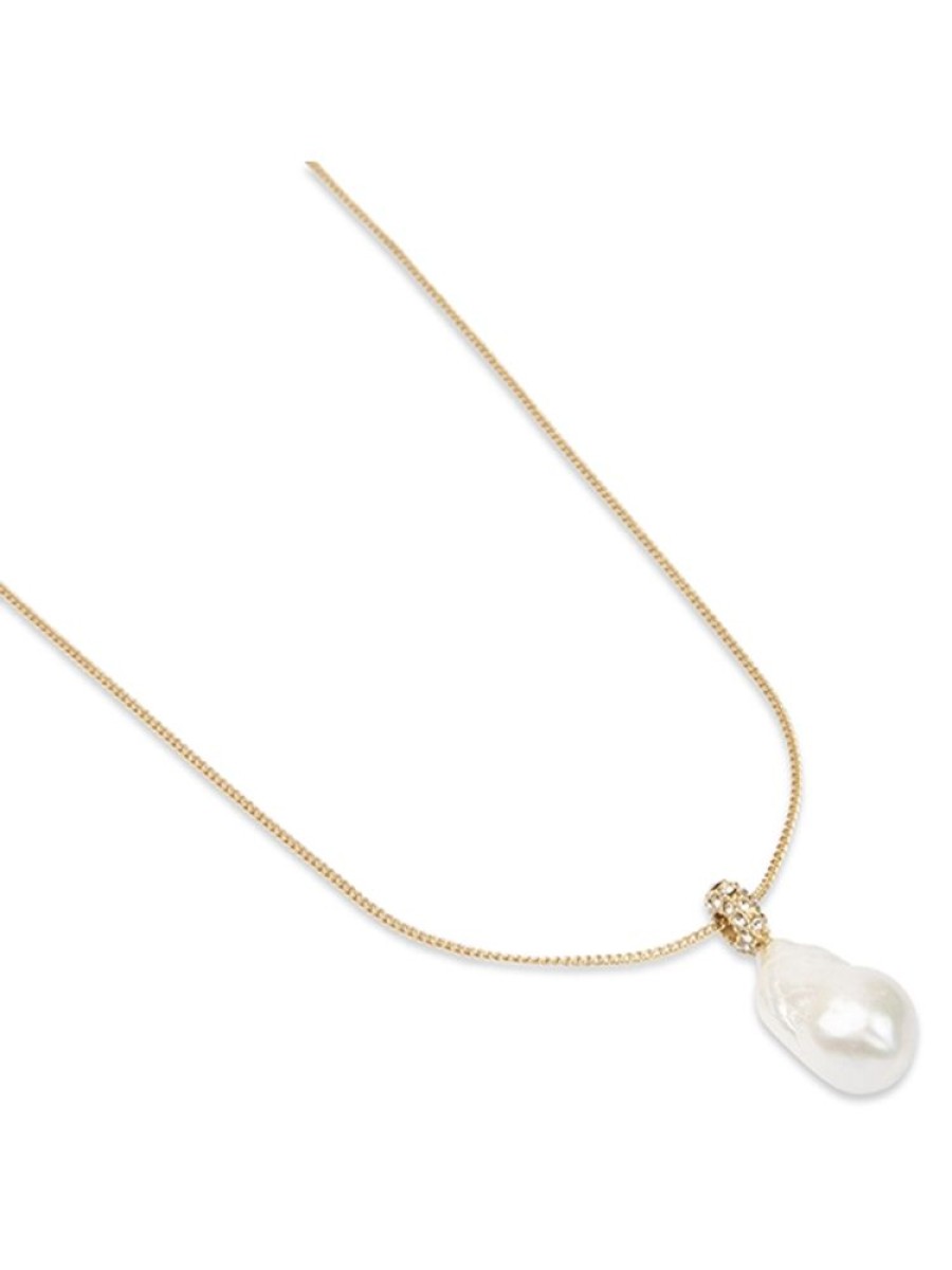 Alla Smycken PfgSTOCKHOLM Halsband Guld | Sparkling Pearl Halsband