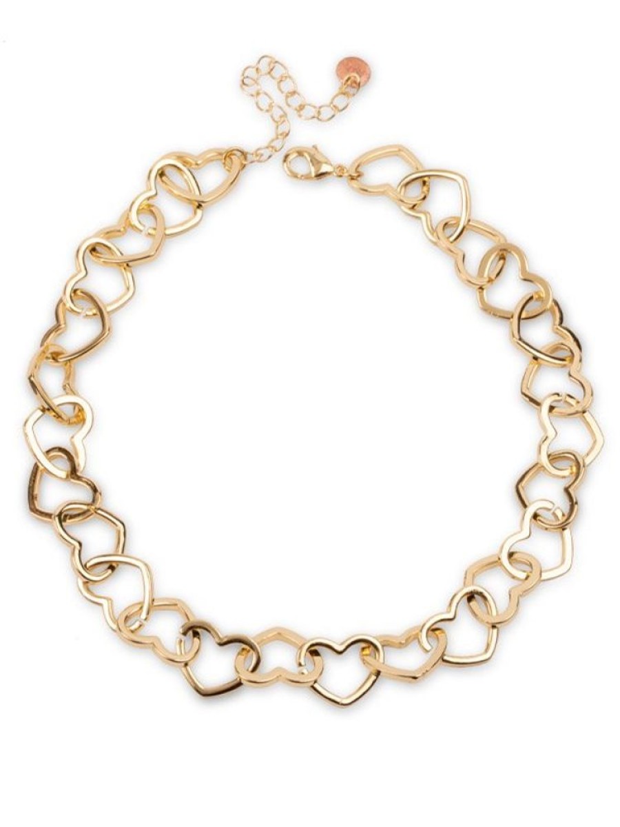 Alla Smycken PfgSTOCKHOLM Halsband Guld | Heart Chain Halsband