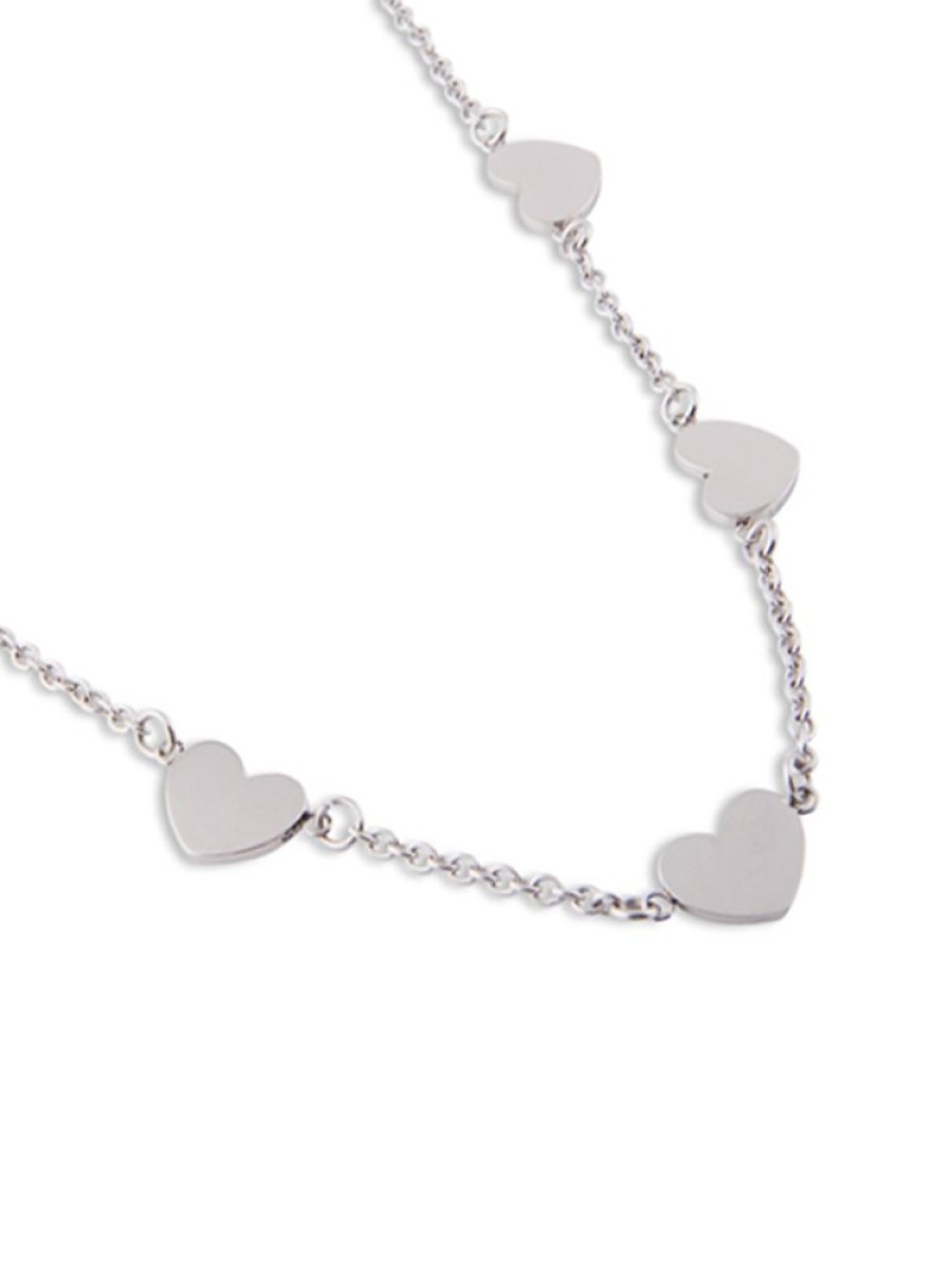 Alla Smycken PfgSTOCKHOLM Halsband Silver | Multi Heart Halsband