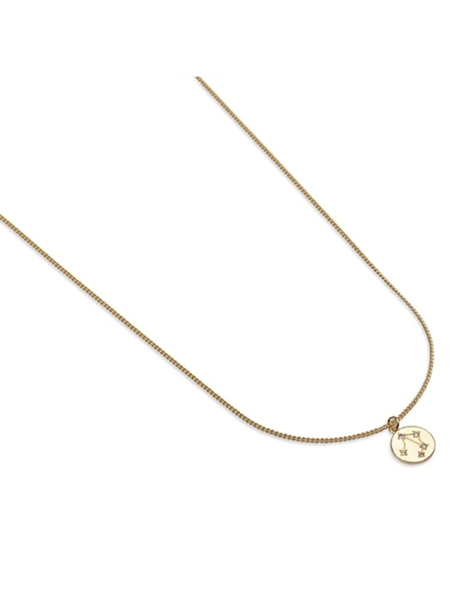 Alla Smycken PfgSTOCKHOLM Halsband Guld | Zodiac Glam Halsband- Libra