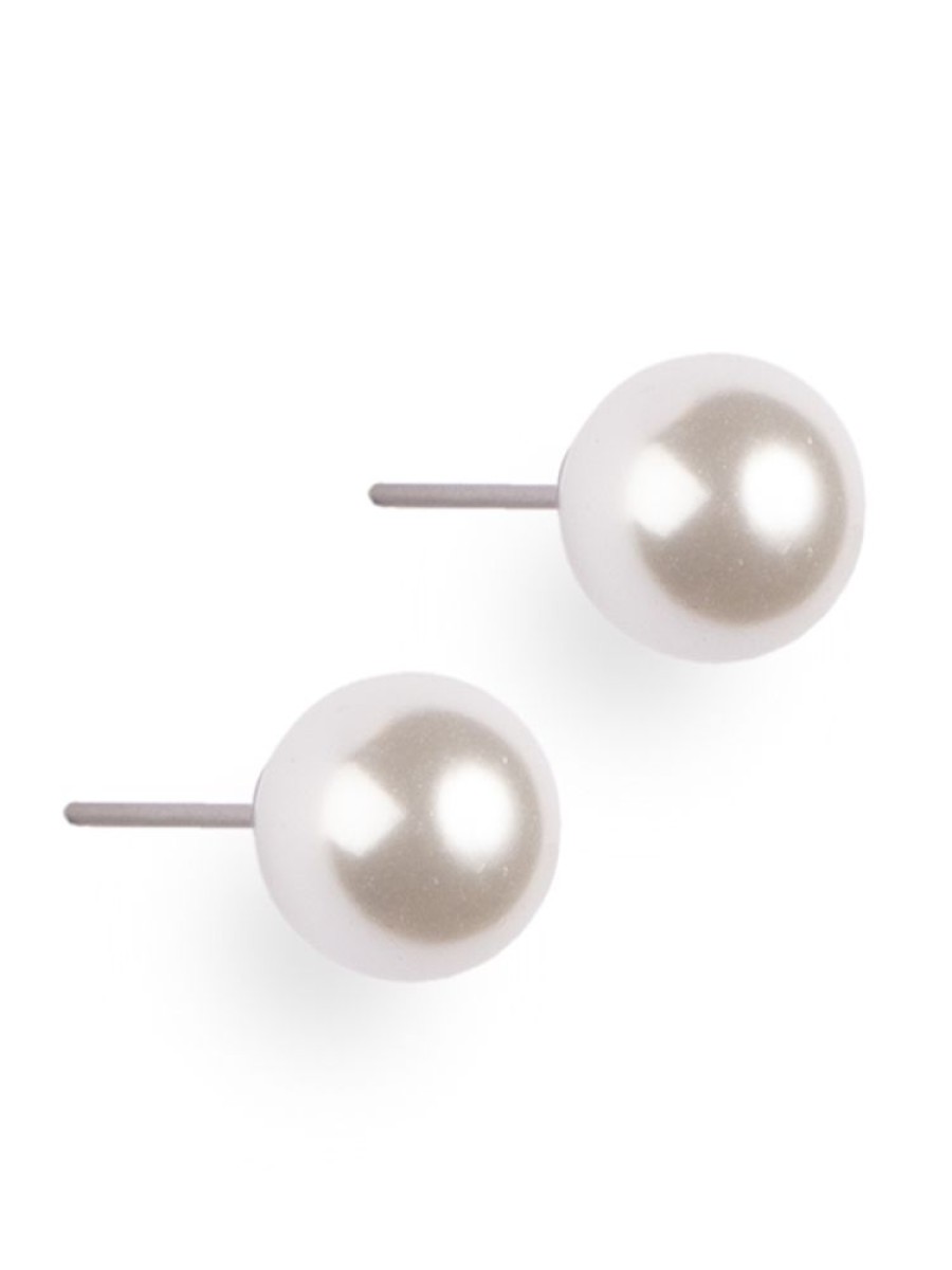 Alla Smycken PfgSTOCKHOLM Stud Orhangen | Large Mop Pearl